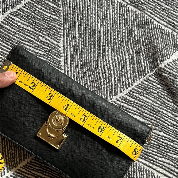 Michael Kors Black Wallet with Gold Accents - Picture 9 of 10